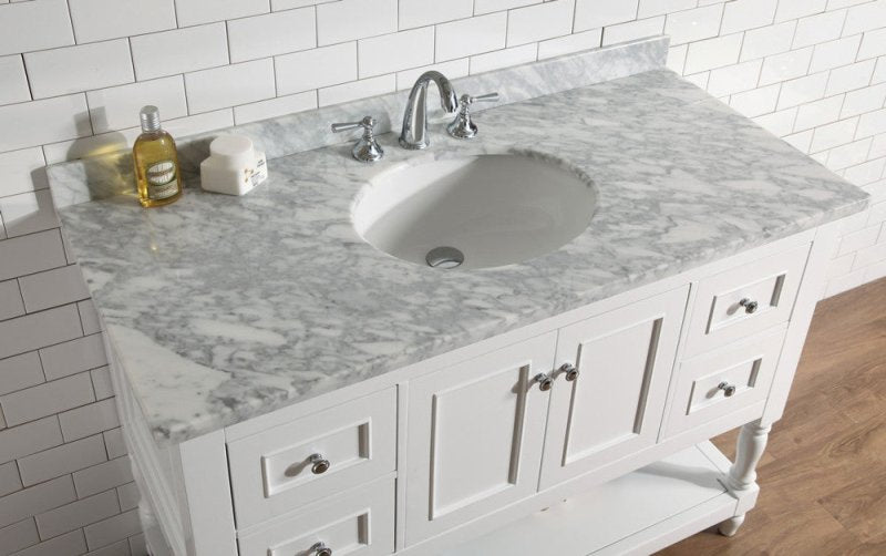 Cape Cod 48" Bathroom Vanity White - FCHF CITY