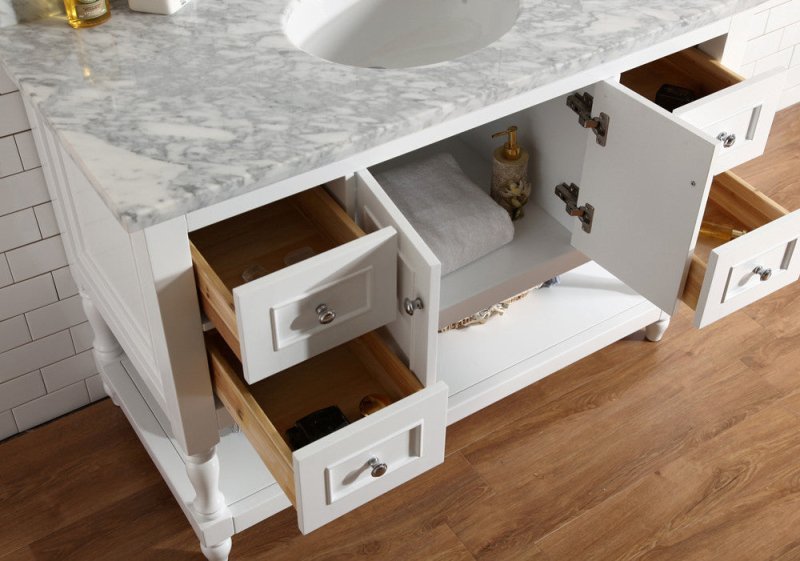 Cape Cod 48" Bathroom Vanity White - FCHF CITY