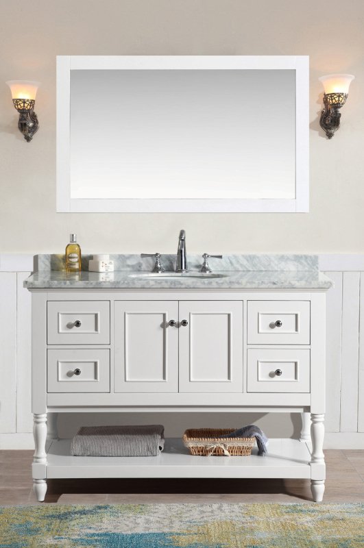 Cape Cod 48" Bathroom Vanity White - FCHF CITY