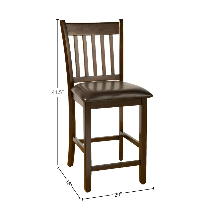 Capitola Faux Marble 5 Piece Pub Set, Espresso - FCHF CITY