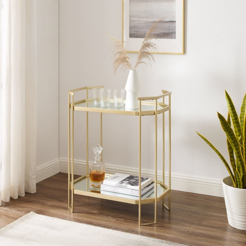 Cassidan Mirrored Accent Table - FCHF CITY