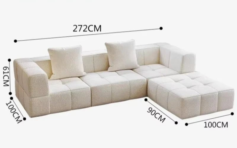 CloudLuxe Fabric Sofa - FCHF CITY