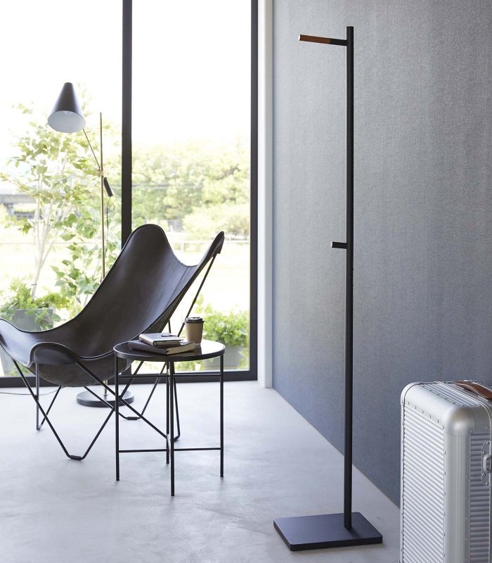 Coat Rack (63.98" H) - Steel + Wood - FCHF CITY