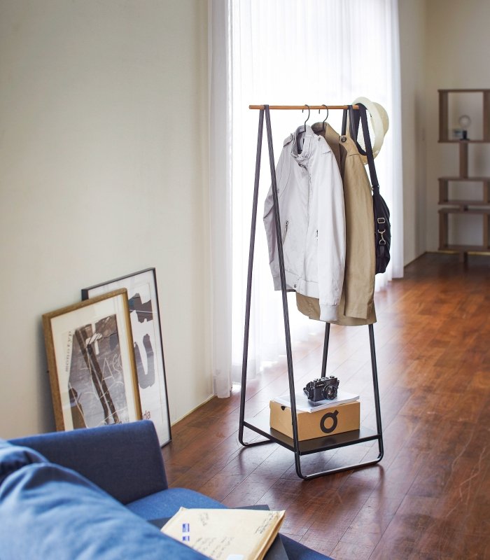 Coat Rack with Shelf (55" H) - Steel - FCHF CITY