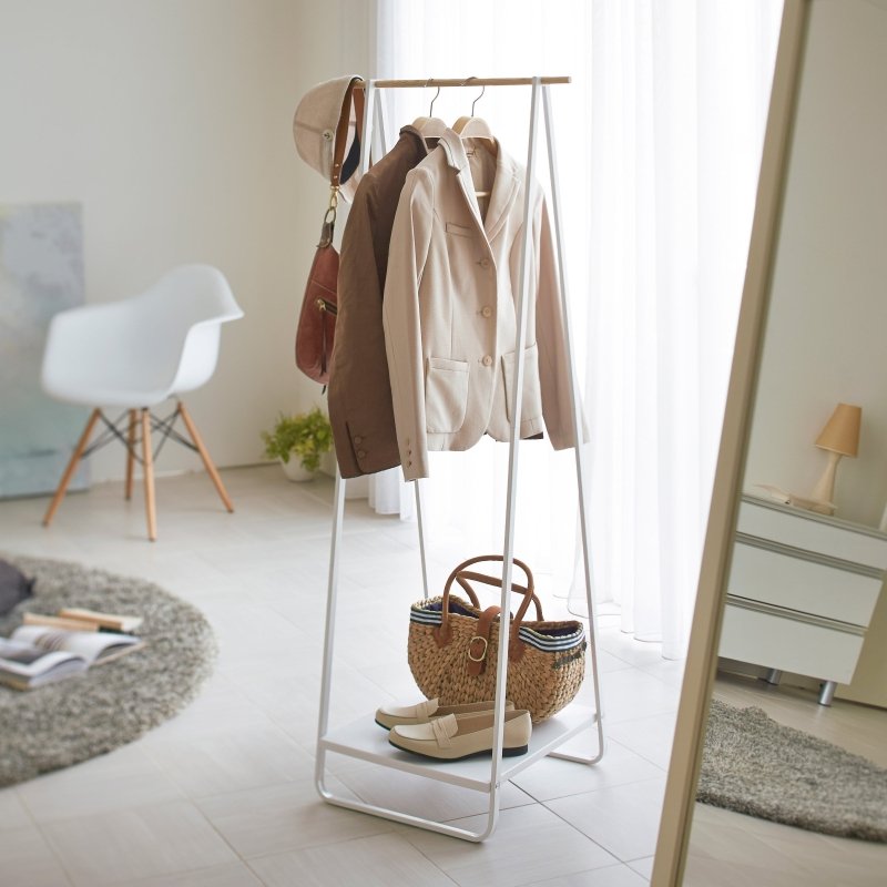 Coat Rack with Shelf (55" H) - Steel - FCHF CITY