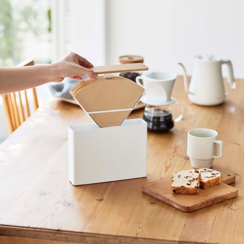 Coffee Filter Case - Size 04 - Steel + Wood - FCHF CITY