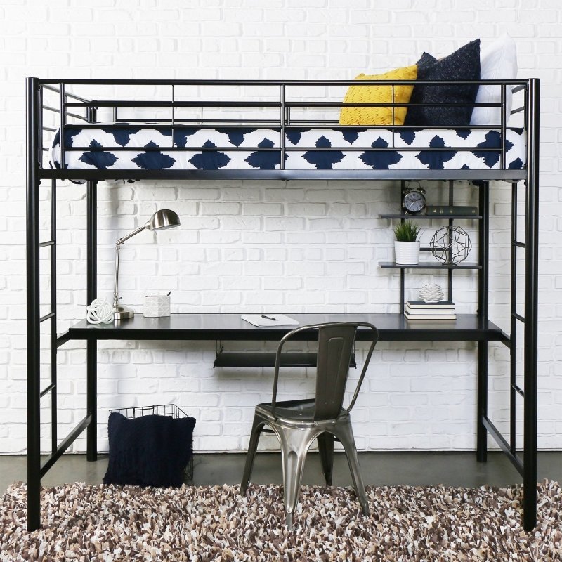 Colton Twin over Workstation Bunk Bed - FCHF CITY