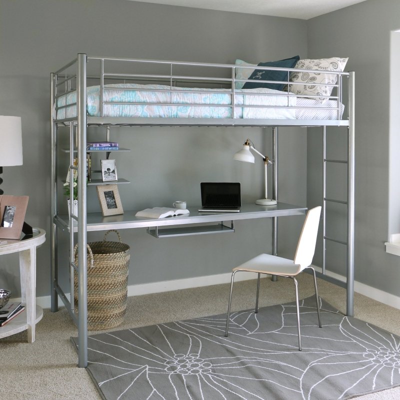 Colton Twin over Workstation Bunk Bed - FCHF CITY