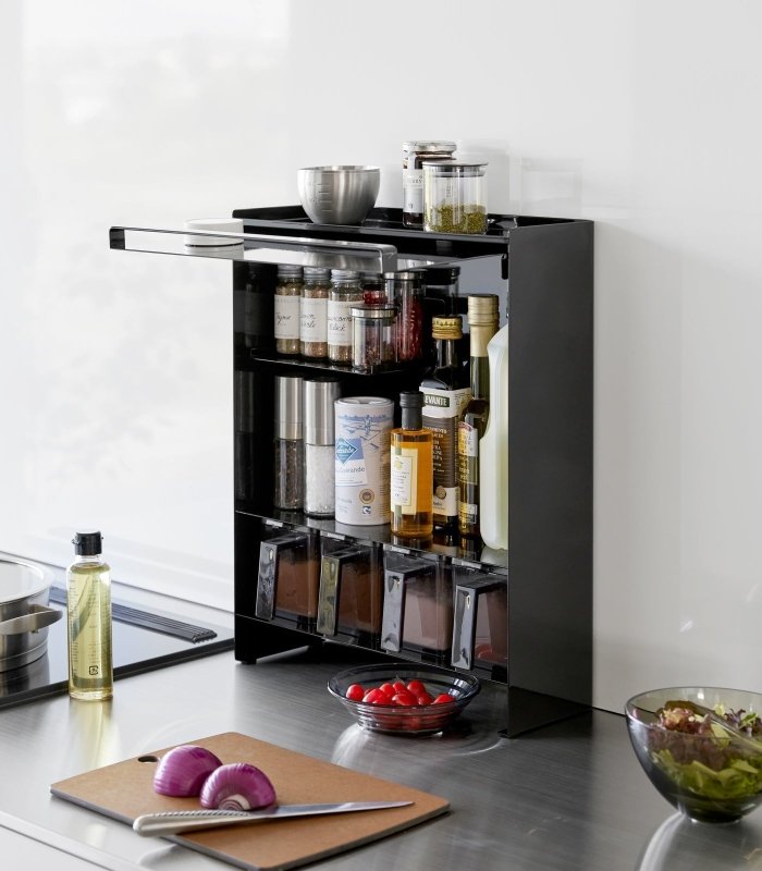 Concealable Spice Rack - Steel - FCHF CITY
