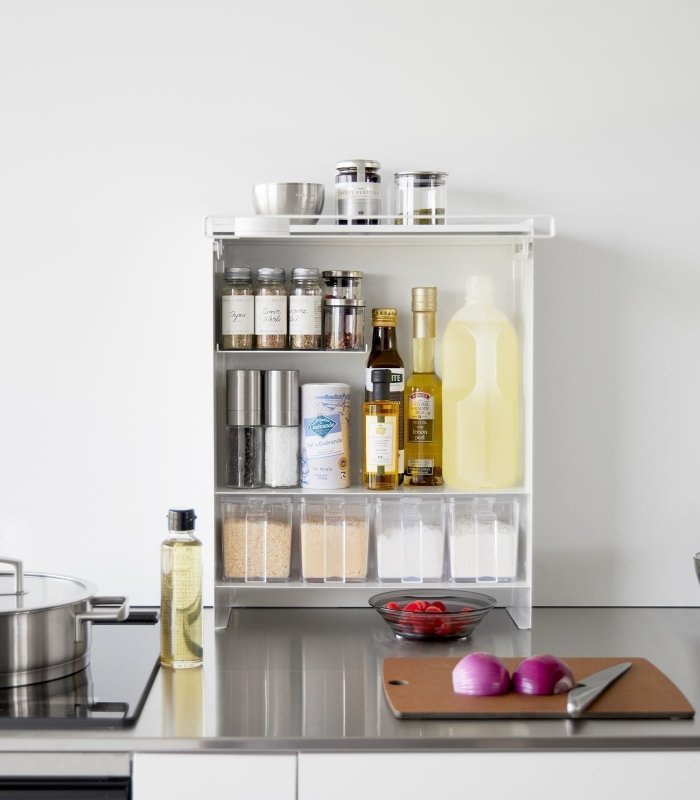 Concealable Spice Rack - Steel - FCHF CITY