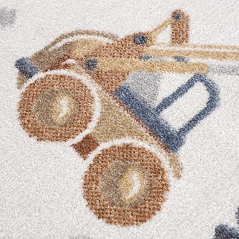 Construction Trucks Washable Kids Rug - FCHF CITY