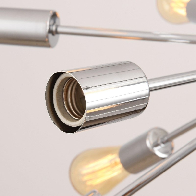 Cordell 18 - Light Chrome Sputnik Sphere Chandelier - FCHF CITY