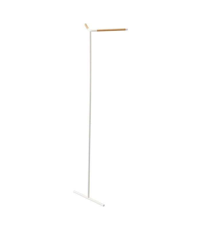 Corner Leaning Coat Hanger (63" H) - Steel + Wood - FCHF CITY