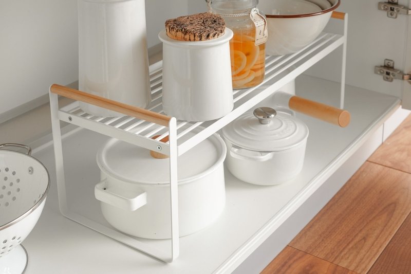 Countertop Wire Shelf - Steel + Wood - FCHF CITY