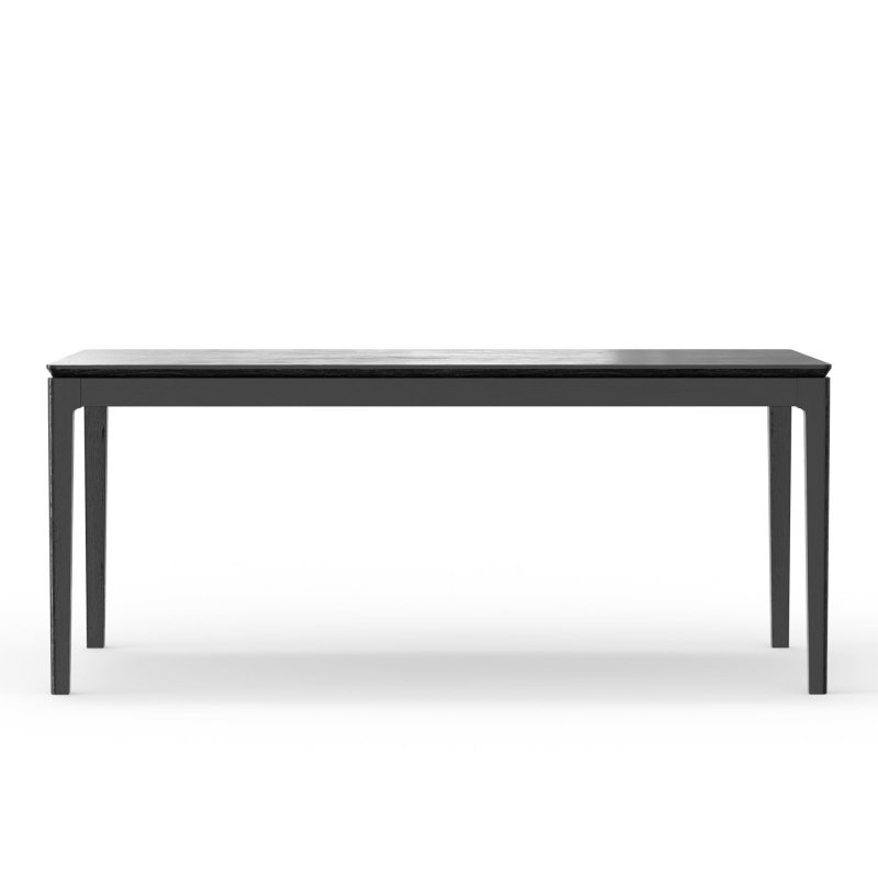 Cove Rectangular Dining Table, Vintage Black - FCHF CITY