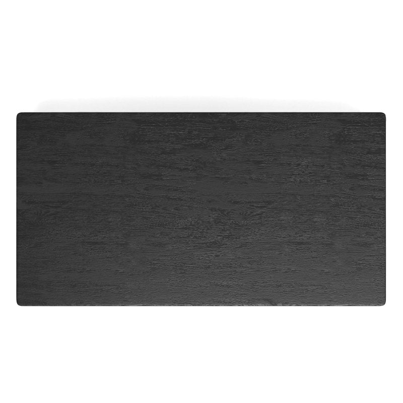 Cove Rectangular Dining Table, Vintage Black - FCHF CITY