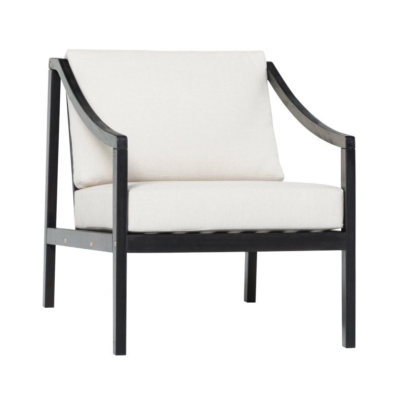 Covina Modern Wood Outdoor Lounge Chair - FCHF CITY