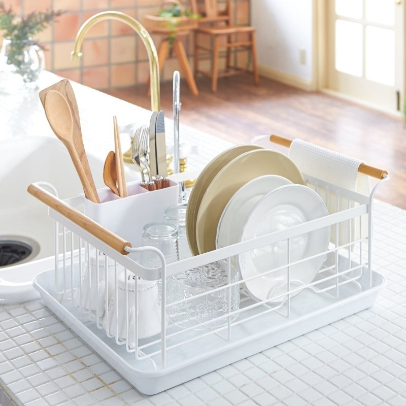 Dish Rack - Steel + Wood - FCHF CITY