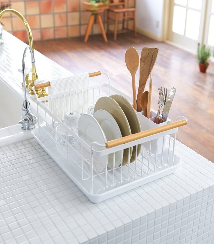 Dish Rack - Steel + Wood - FCHF CITY