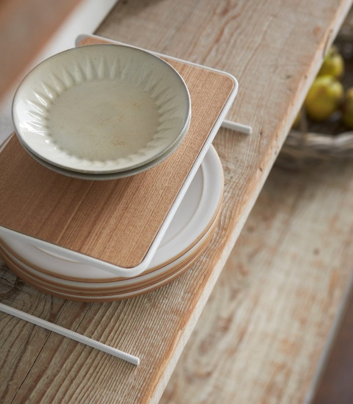 Dish Riser - 2 Sizes - Steel + Wood - FCHF CITY