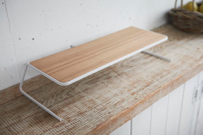 Dish Riser - 2 Sizes - Steel + Wood - FCHF CITY