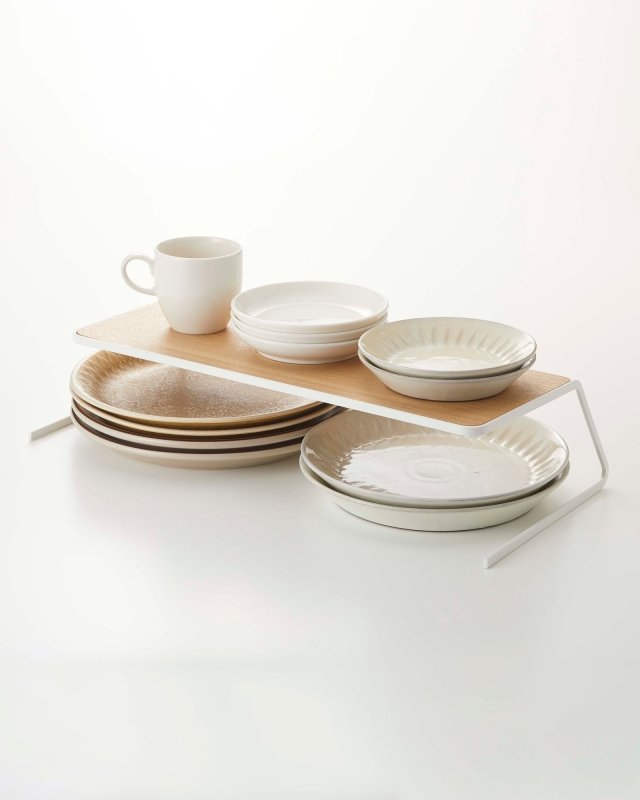 Dish Riser - 2 Sizes - Steel + Wood - FCHF CITY