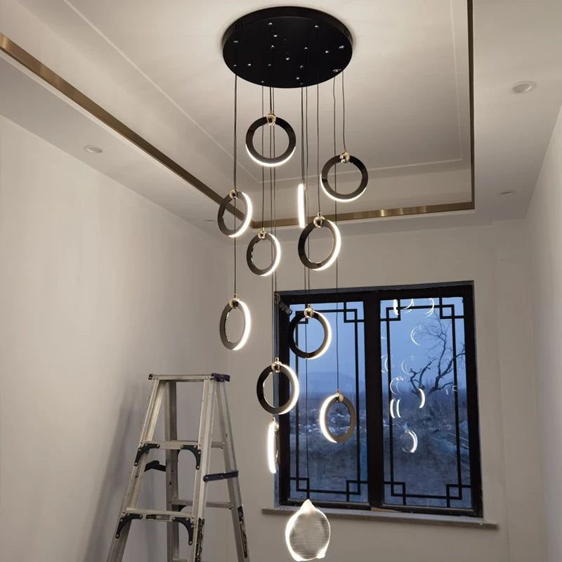 Durnten Staircase Chandelier - FCHF CITY
