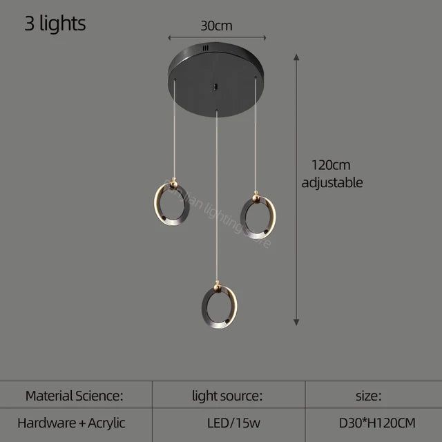 Durnten Staircase Chandelier - FCHF CITY