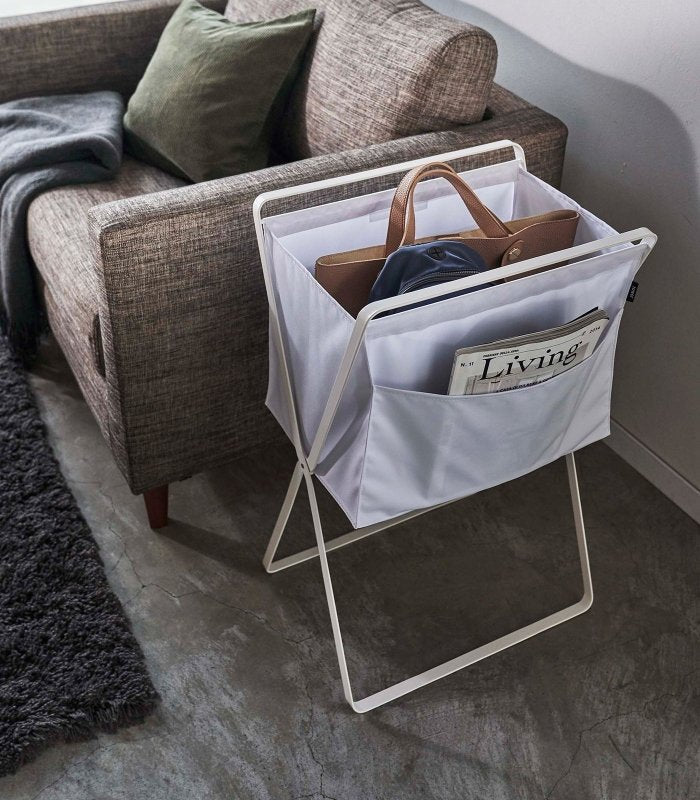 Elevated Laundry Hamper - Steel - FCHF CITY