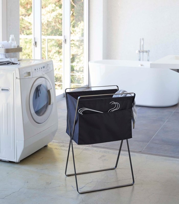 Elevated Laundry Hamper - Steel - FCHF CITY