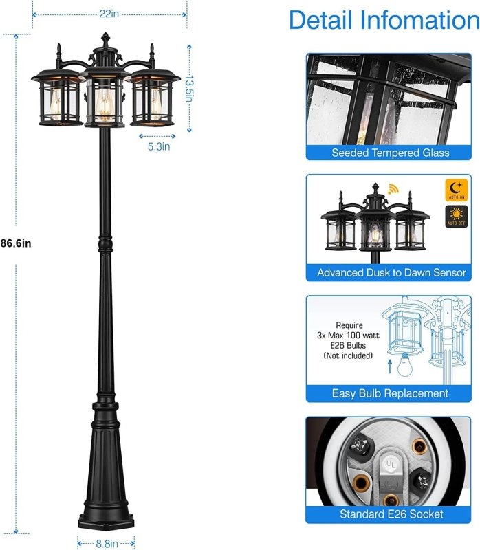 Ellure Lamp Post - FCHF CITY