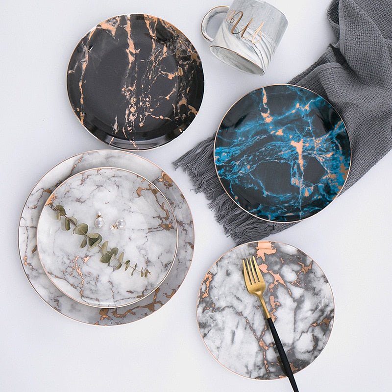 Ellure Marbled Plates - FCHF CITY