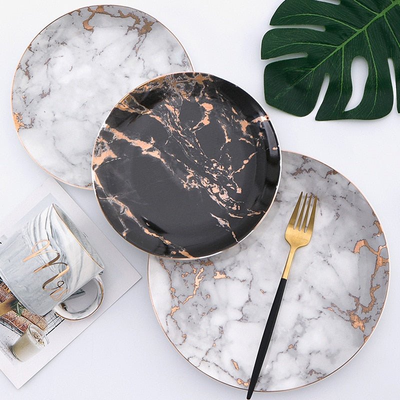 Ellure Marbled Plates - FCHF CITY