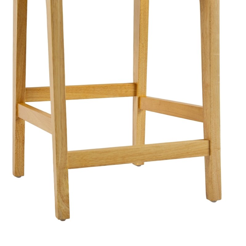 Emmeline Rattan Wood Bar Stool, Set of 2 - FCHF CITY
