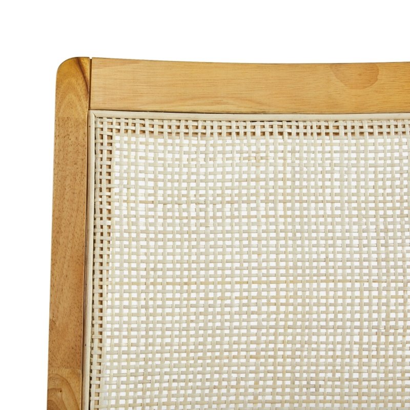 Emmeline Rattan Wood Bar Stool, Set of 2 - FCHF CITY