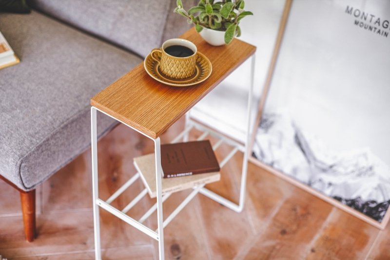 End Table (22" H) - Steel + Wood - FCHF CITY