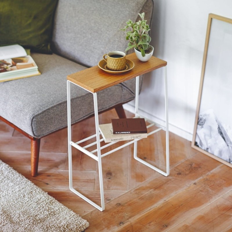End Table (22" H) - Steel + Wood - FCHF CITY