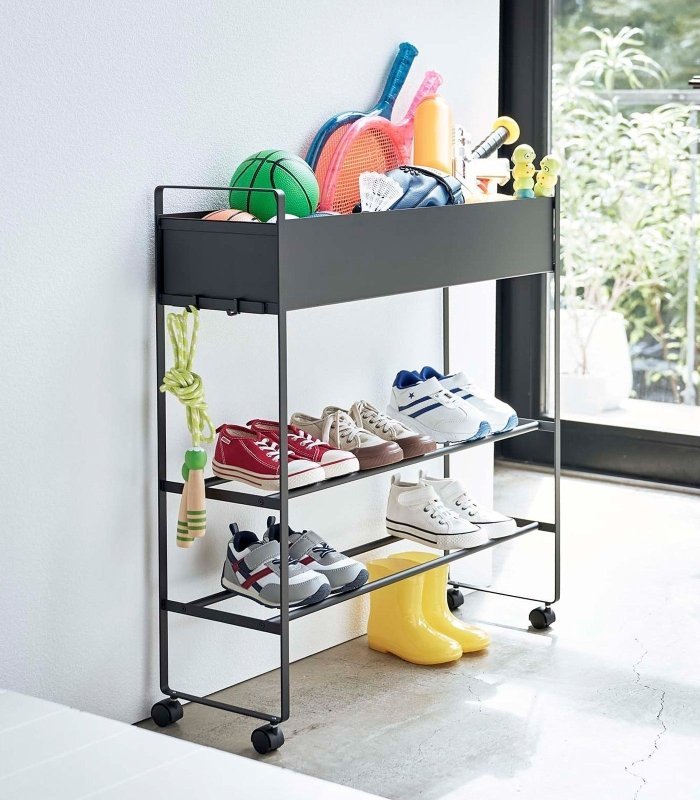 Entryway Storage Cart (29.33" H) - Steel - FCHF CITY