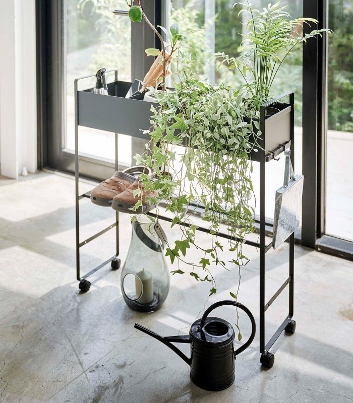 Entryway Storage Cart (29.33" H) - Steel - FCHF CITY