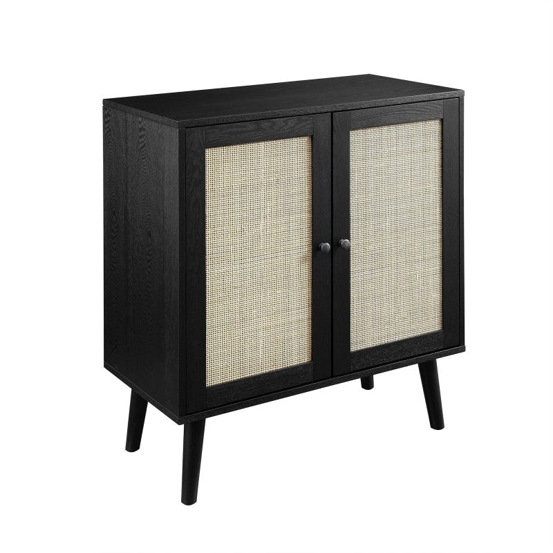 Esme Rattan Wood Accent Cabinet - FCHF CITY