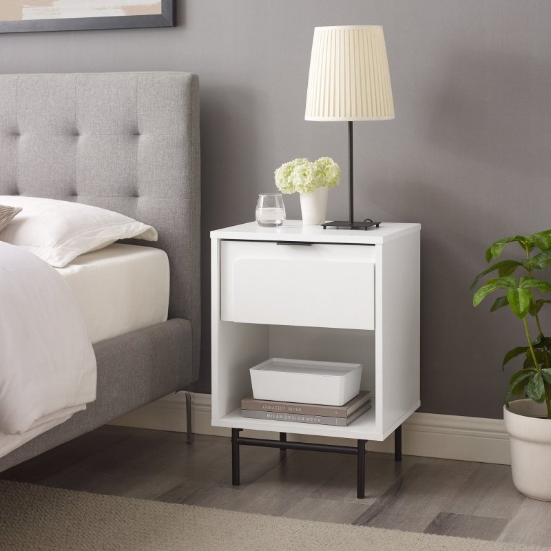 Evelynn 18" Contemporary Nightstand - FCHF CITY