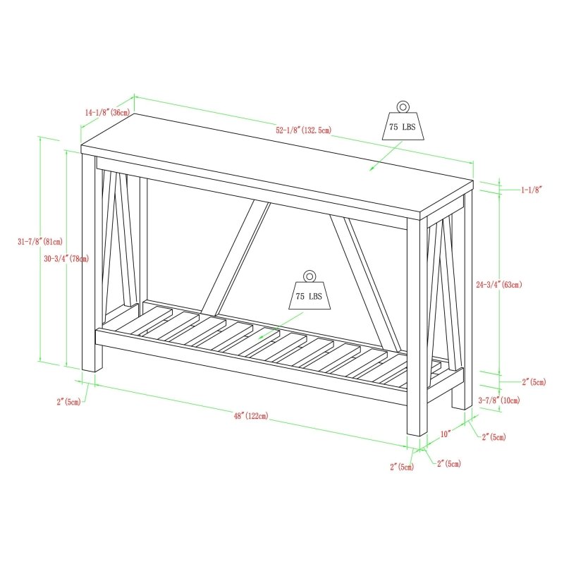 Everett Entry Table - FCHF CITY