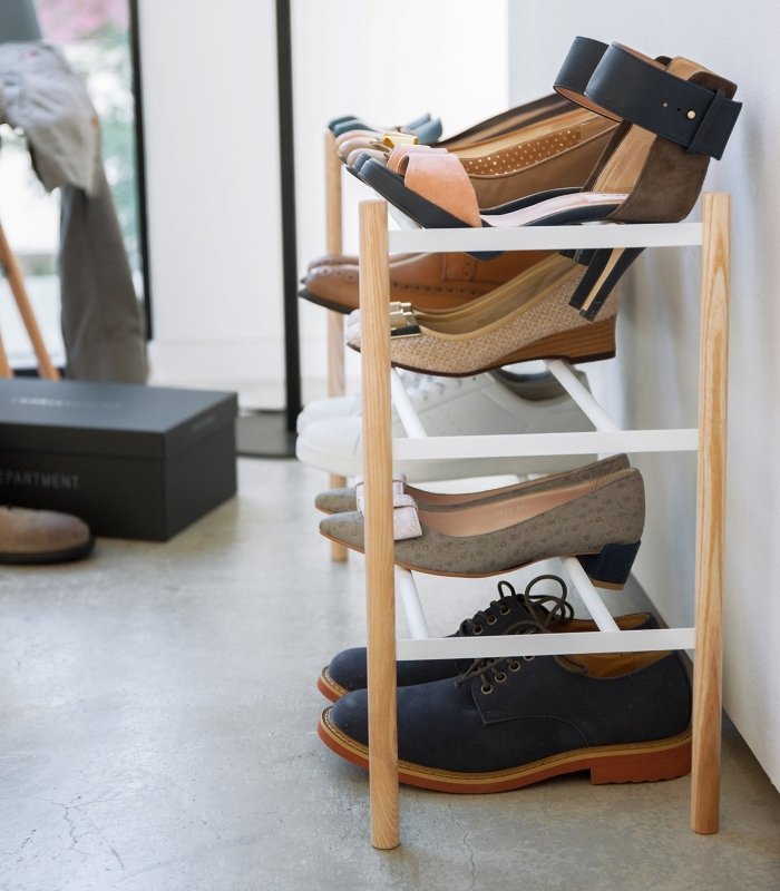 Expandable Shoe Rack (18" H) - Steel - FCHF CITY