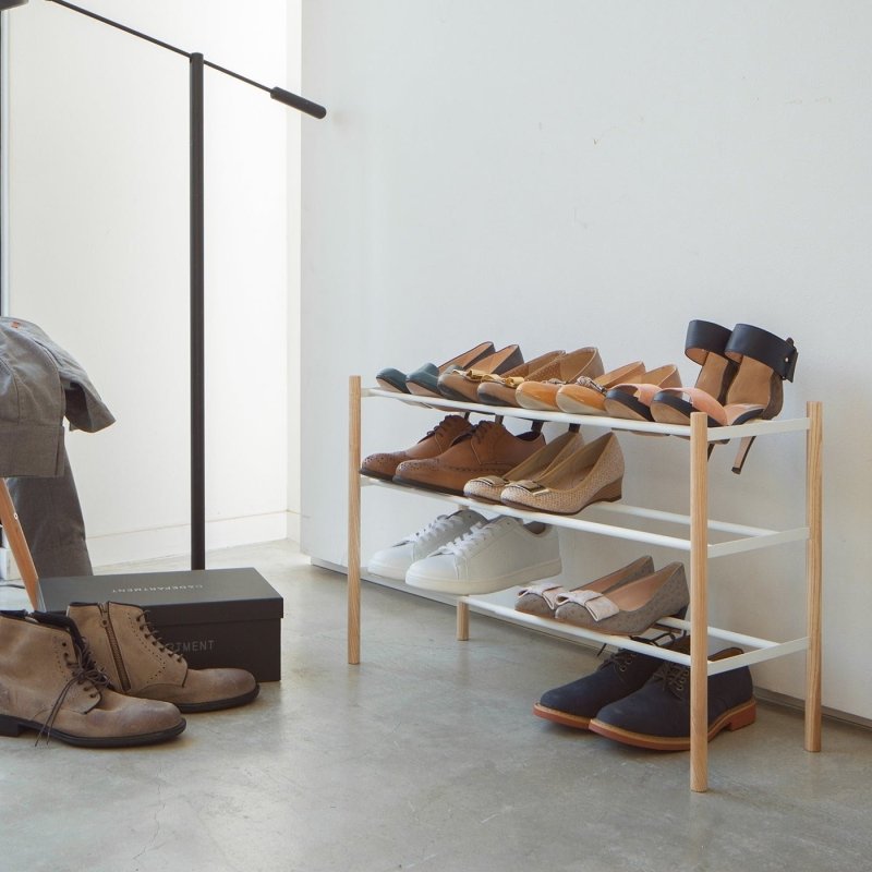 Expandable Shoe Rack (18" H) - Steel - FCHF CITY