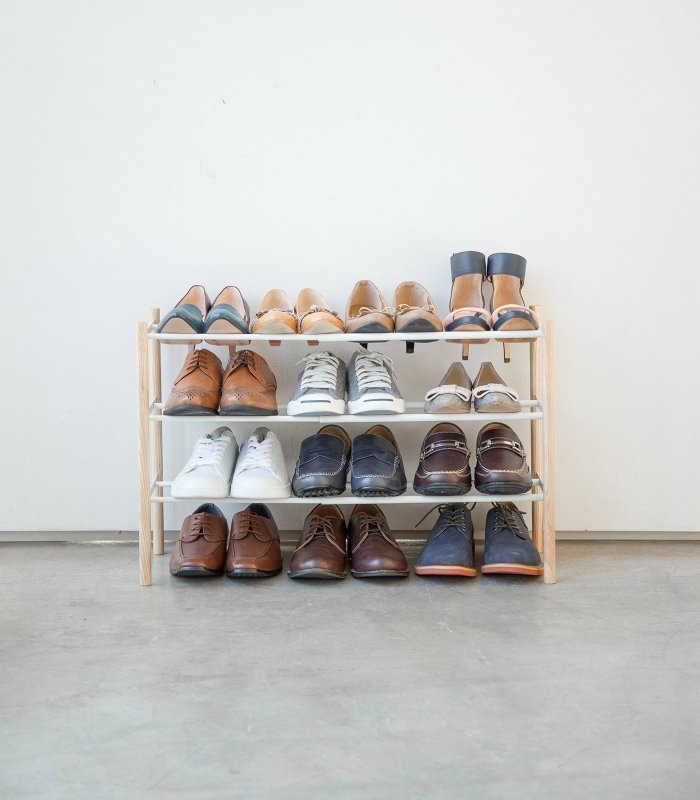 Expandable Shoe Rack (18" H) - Steel - FCHF CITY
