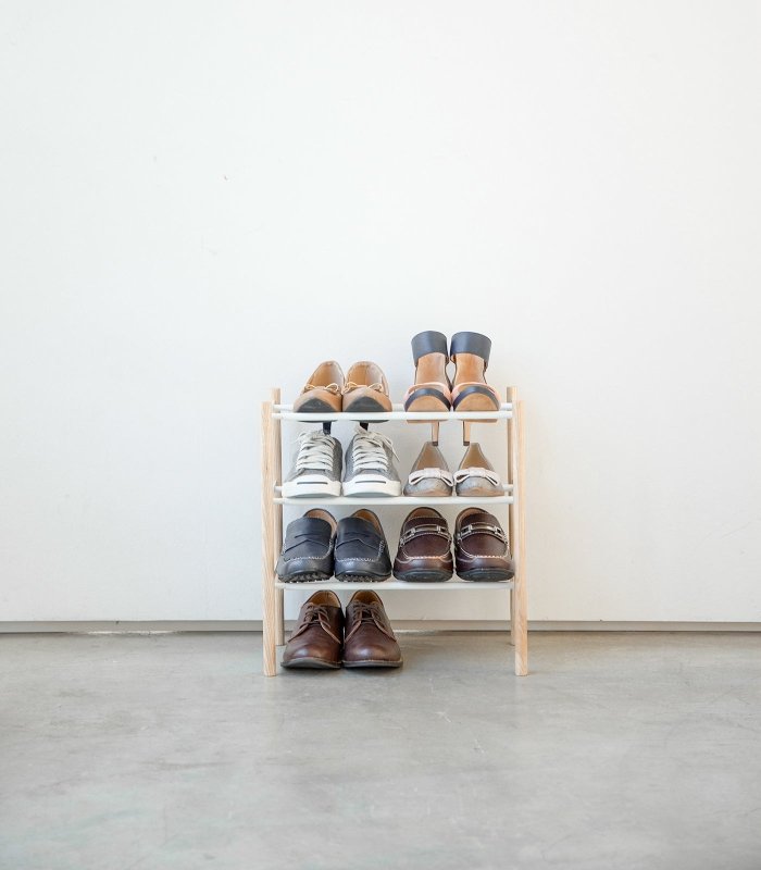 Expandable Shoe Rack (18" H) - Steel - FCHF CITY