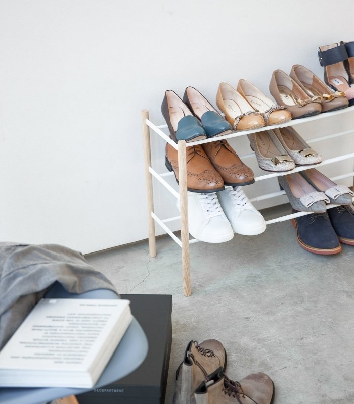 Expandable Shoe Rack (18" H) - Steel - FCHF CITY