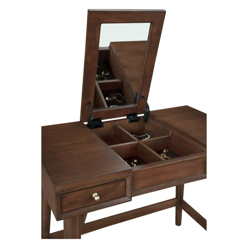 Flynn Bedroom Vanity, Walnut - FCHF CITY