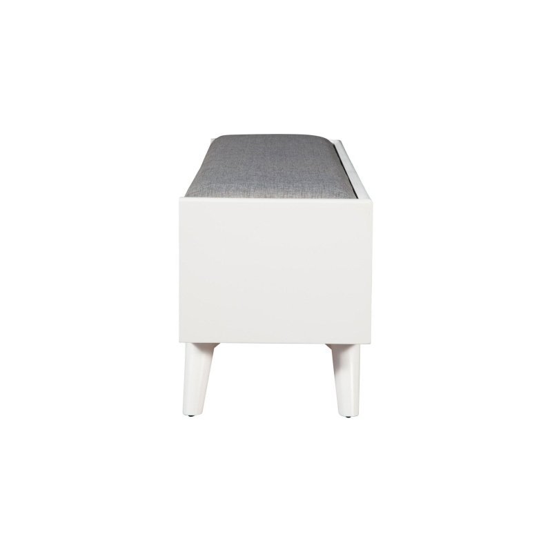 Flynn Bench, White - FCHF CITY