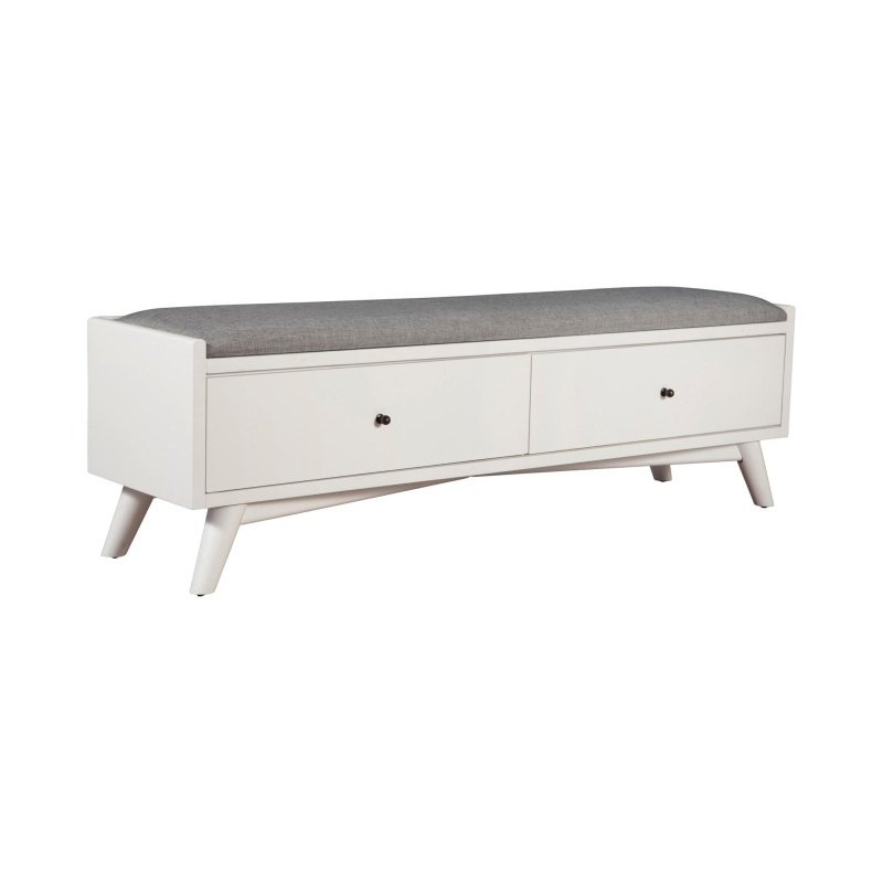 Flynn Bench, White - FCHF CITY